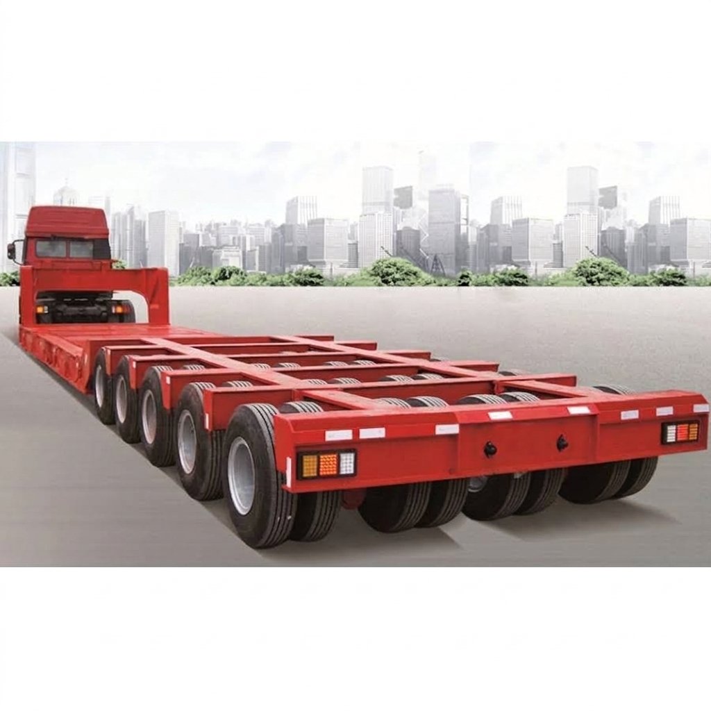 Multi-axle flatbed